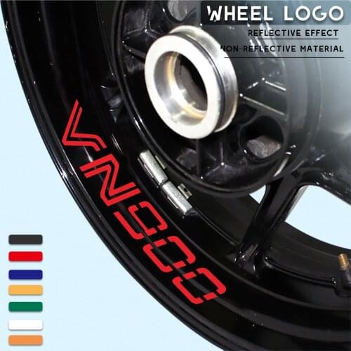 Motorcycle modified decals wheel rim reflective waterproof custom personalized decorative sticker for SUZUKI VN900 vn 900