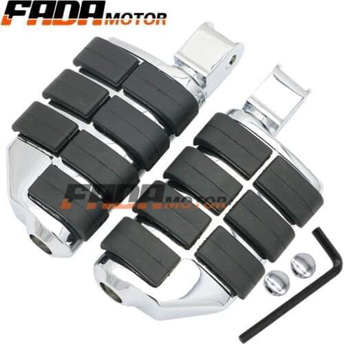 Front Foot Pegs Footrest for Honda VTX 1800CF 1300C 02-09 Shadow VT1100 Sabre Spirit 99-07 ACE Aero VT750 00-15 (098)