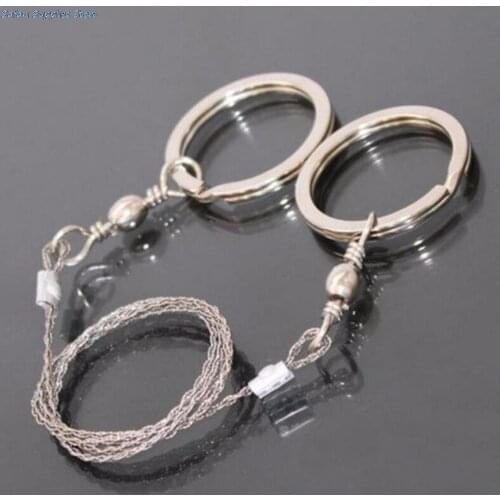 Portable Practical Emergency Survival Gear Steel WireSaw Outdoor Camping Hiking Manual Hand Steel Rope ChainSaw Travel Tool