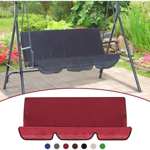 Outdoor Swing Cushion 3 Seater Swing Chair Cushion Waterproof Swing Seat Pads Rectangle Bench Seat Soft Pad Mat #G2