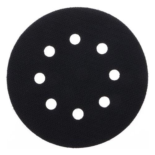 5 Inches(125mm) 8 Holes Ultra-thin Surface Protection Interface Pad for Sanding Pads and Hook&Loop Sanding Discs Thin Sponge