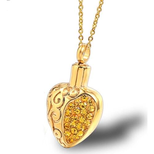 Cremation Urns For Human Ashes Pet Animals Urn Necklace Holder Pendant Necklace Keepsake Funeral Memorial Urne Funeraire Pour