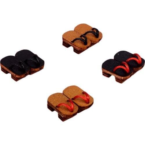 High quality ob11 doll shoes wooden Mini clog kimono matching mini clogs for 1/12 bjd,obitsu 11 doll shoes Doll Accessories