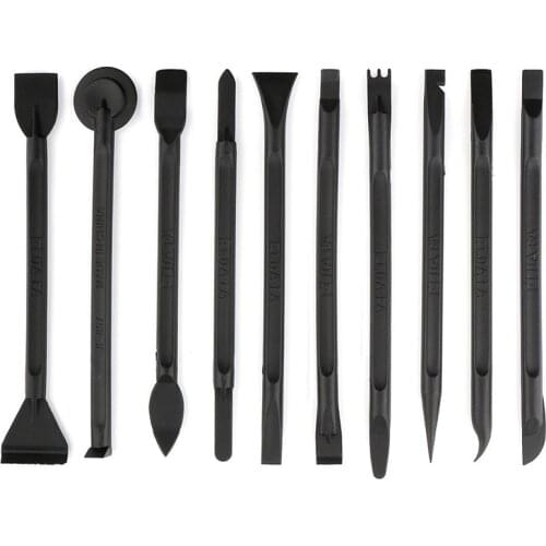 10Pcs Plastic ESD Crowbar Pry Spudger for iPhone Samsung iPad Mobile Phone Tablet Screen Back Cover Disassembly Opening Tools