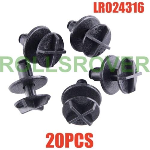 20PCS Battery Cover and Cowl Panel Clip Fit for LR Range Rover Evoque Discovery Sport 2015 On OEM LR024316