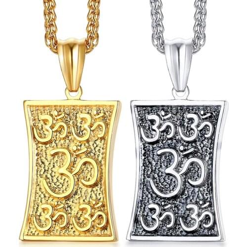 2021 Trendy Stainless Steel Material Ormfu Personalized And Domineering Pendant Necklace Suitable For Mens Accessories