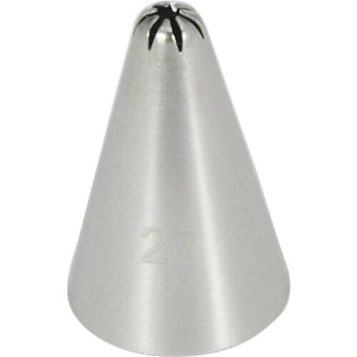 30pcs/lot)Free Shipping FDA High Quality Stainless Steel Cake Decorating Nozzle #27