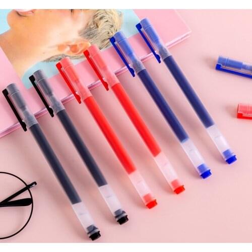 50PCS Giant Can Write Large-capacity Office Dedicated Red, Black and Blue Office Gel Pens Office Accessories Stationary