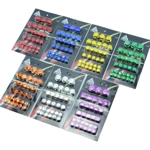 30Pcs/Set Motorcycle Modification Accessories Head Screw Cover Decorative Parts Nuts Styling Cover
