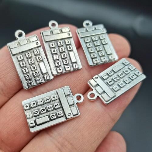 Antiquing 10PCS Calculators Pendant Charms DIY Jewelry Making Jewelry Finding