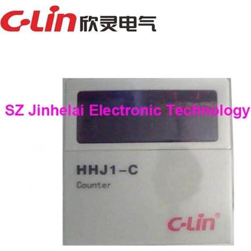 C-Lin HHJ1-C New and original Digital display counter relay AC220V (attached Base support)