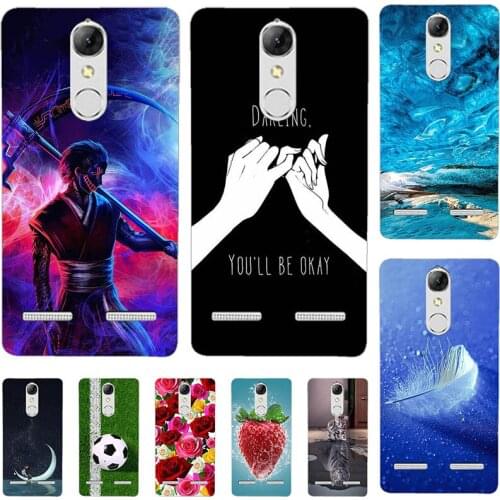 For Lenovo K6 K 6 K33a48 K33b36 5.0" K6 Power Case Cartoon Pattern Soft TPU Cover Coque Animal Flower Shell