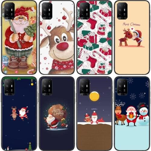 Christmas For Realme C3 Case Soft Silicon Back cover OPPO Realme C3 RMX2020 Coque Capa Funda find x3 pro C21 8 Pro A91