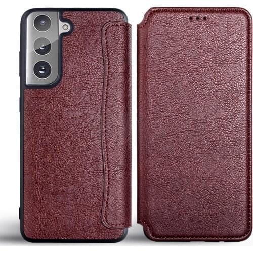 Case for SAMSUNG Galaxy S21 plus Ultra Flip cover Leather no magnet for SAMSUNG Galaxy S21 plus Ultra case funda coque