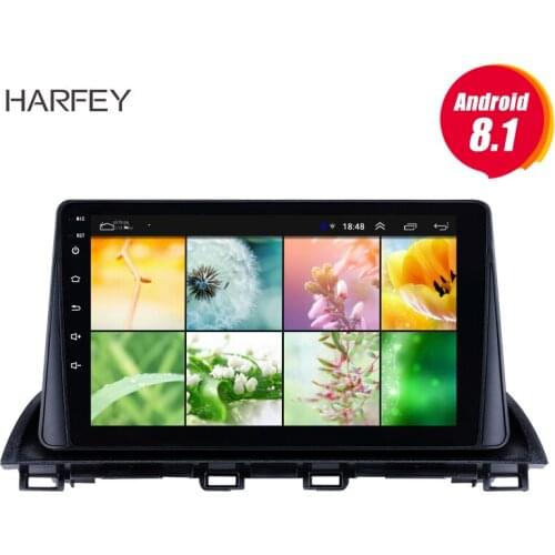 Harfey for MAZDA CX-4 2014-2017 Radio GPS 9" 8 Core Android 8.1 with HD Touchscreeen USB 3G WIFI Bluetooth Music OBD2 Digital TV