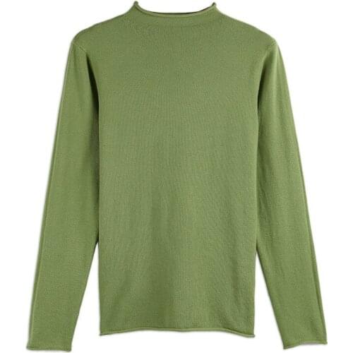 Multi-colour base base Shirt in solid colour long sleeve T-shirt for women 2020 new versatile fashion top