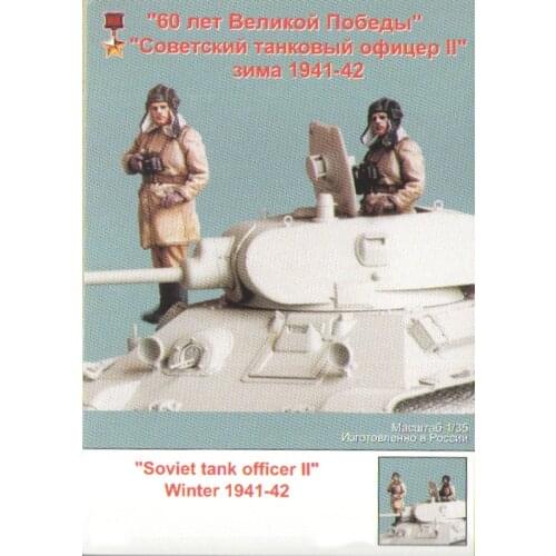 Unpainted Kit 1/35 -Soviet tank officer include one figure Historical Figure Resin Kit Miniature