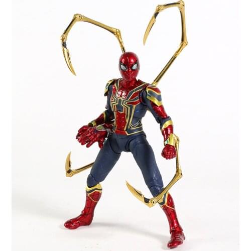Original Marvel Avengers Endgame Iron Spiderman Action Figure Collectible Model Toy