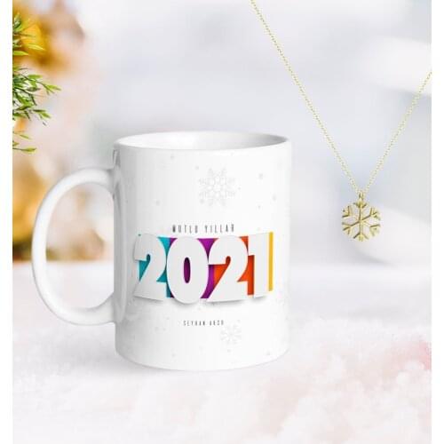 Personalized 2021 Happy birthday Mug and Snow Them Pendant-5