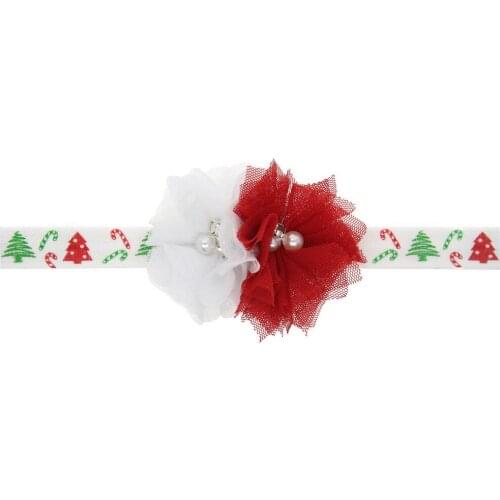 Baby girl headband Infant hair accessory cloth Tie bow newborn tiara headwrap Gift Toddlers bandage Ribbon christmas Headwear