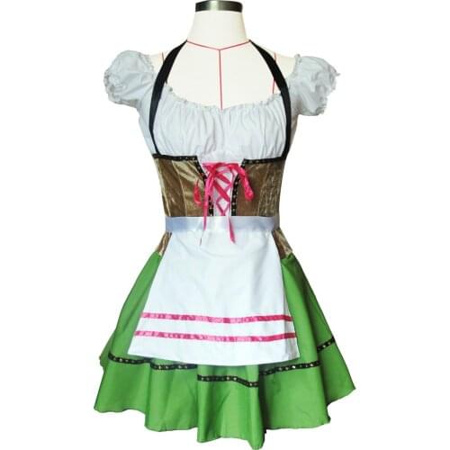Sexy Women Oktoberfest Costume,beer wench beer girl freeshipping Carnival Costume S M L XL