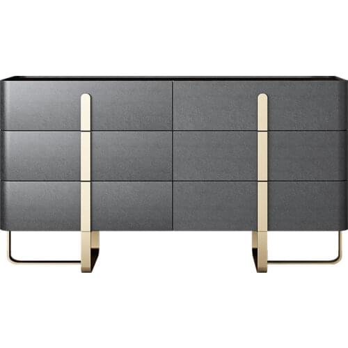 Italian cabinet modern light luxury entry side cabinet living room small household multi-functional storage partition cabinet