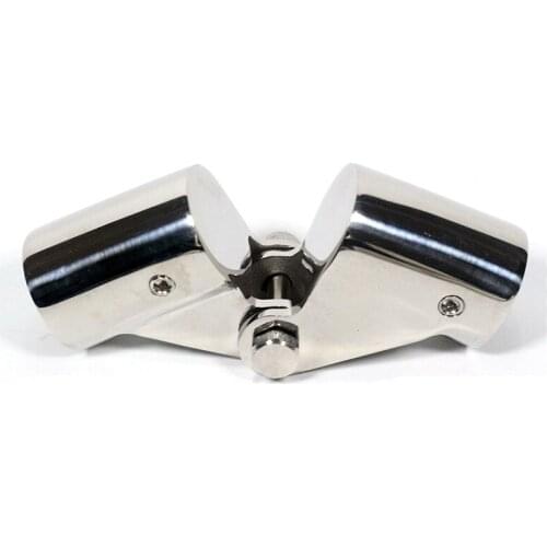 Folding Swivel Coupling Tube Pipe Connector Boat Hardware Fitting Folding Sun Canopies for Bimini Tops Flag Pole