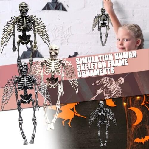 Home Decoration Horror Small Skeleton Wing Skeleton Frame Halloween Props Simulatio Eve Scary Party Decoration Bone Props