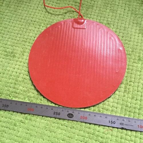 Dia200mm,200W 230V Universal Silicone Heater pad,3D Printer Heater,Heated Heat bed, Engine Oil Pan Heater Electric Heating Pads