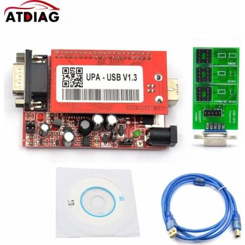 UPA USB Programmer V1.3 With Full Adaptors V1.3 ECU Chip Tunning OBD2 Diagnostic Tool Free Shipping