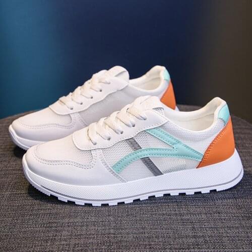 2021 Women Comfortable Casual Shoes Slip on Loafers Mixed Colors Hollow Out Increasing Internal Height Sneakers Tenis Feminino