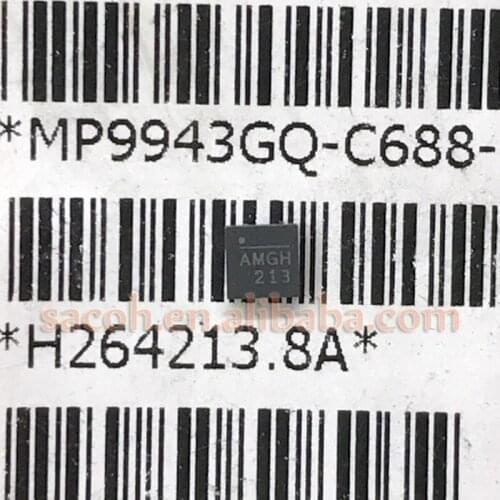 10PCS/lot New OriginaI MP9943GQ AMG or MP9943AGQ AQX or MP9943 QFN8 Synchronous Step-Down Controller