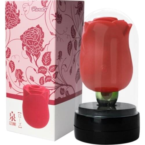 2021 red rose vibrator tongue licking female sucking rose mouth vibrator woman sex toy