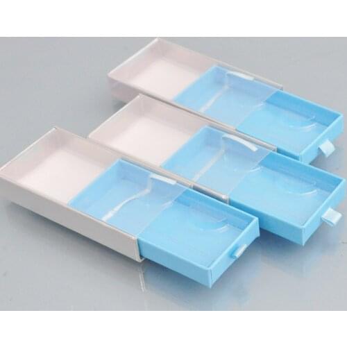 50pcs Wholesale false Lash Boxes Packaging Mink lashes Empty Eyelash Packaging Box Rectangle Lashes Case Eyelashes Package