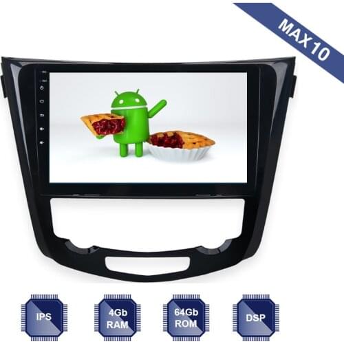 Dasaita Android 10 Car Radio 1Din GPS Navi for Nissan X-Trail J11 Qashqai Rouge 2014 - 2019 PX6 DSP IPS Screen 4Gb+64Gb RDS WIFI