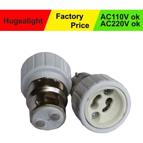 B22 to GU10 conventor Light Lamp Bulbs Adapter b22 gu10 Holder Universal Light Converter Socket Change