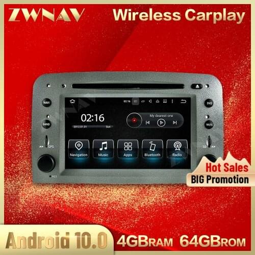 4+64G Android 10.0 screen Car multimedia player For Alfa Romeo 147 2005 2006-2019 GPS Navi Auto audio radio stereo IPS head unit