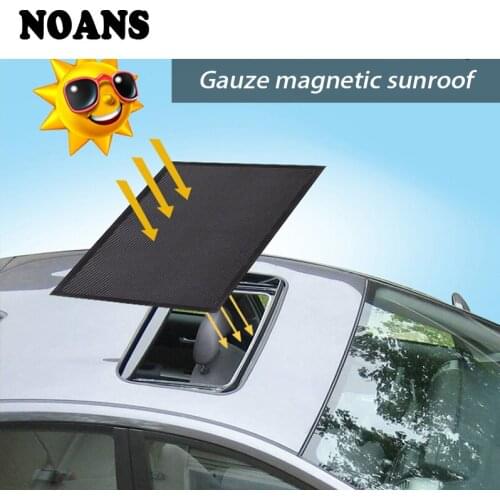 NOANS Car Sun Visor Mesh Mosquito Dust Protection Sunroof Window Cover For Audi a3 a4 b6 b8 b7 b5 a6 Volkswagen VW Polo Golf 4 5