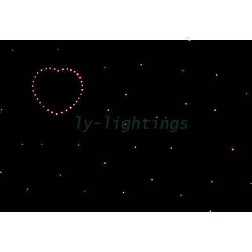 Night club bar shop theatre decoration star ceiling optic fiber light home bedroom otpical fiber lights RGB colors multi modes