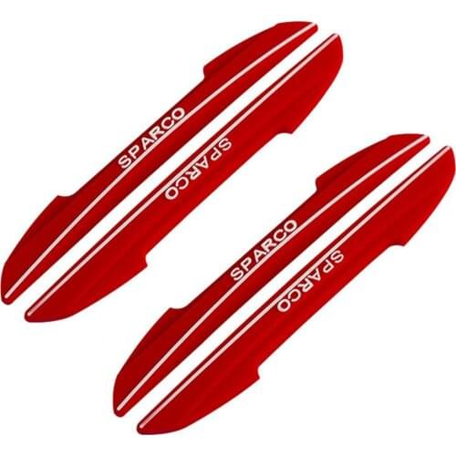 4Pcs/Set Car Door Edge Trim Anti-scratch Guard Protection Decor Strip Sticker
