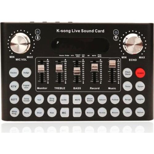 Electric Sound Effects Microphone Mixer for Phone PC Computer Sound Card