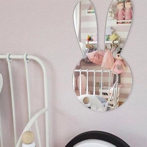 Hot Scandinavia Style Various Nursery Decorative Mirror Venetian Bathroom Round Plexiglass Wall Mirror With Frame Wall Stickers