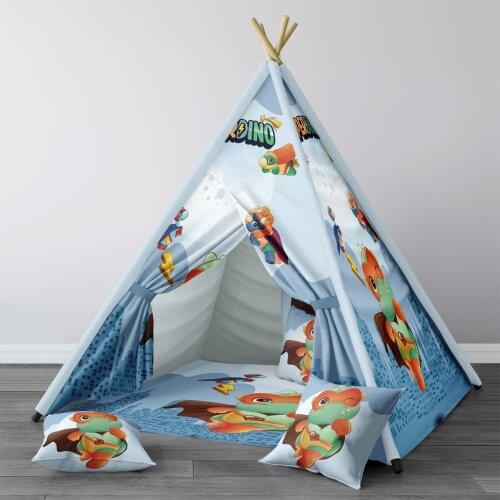 Play Tent for Kids Wigwam Portable Indoor Playground Tents Children Bedrooms SuperDino Model 168