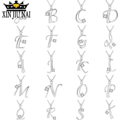 Hot sale 26 letters fashion high-end name custom holiday anniversary necklace ladies couple boyfriend accessories statement