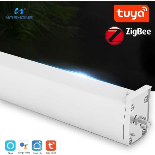 Tuya Zigbee Curtain Motor Tuya WIFI Curtain Motor Tuya Smart Home Casa Inteligente Alexa Remote Control For Alexa Google
