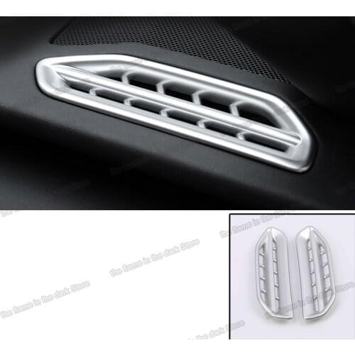 Lsrtw2017 Carbon Fiber Car Dashboard Side Vent Net Outlet Frame Trims for Lexus Ux UX200 UX260h 2019 2020 2021 Accessories Auto