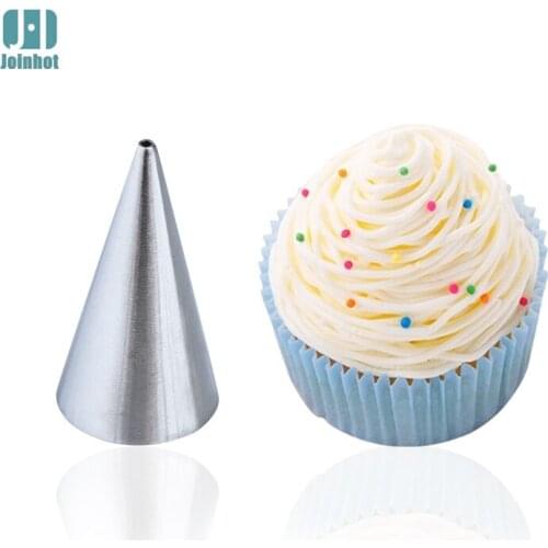 New #1 Bakeware 1pcs Stainless Steel Icing Piping Nozzles Pastry Tips Cream Cake Decorating Tools Cookie Design
