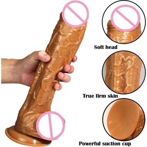 Super Long Dildos Suction Cup Soft Dick Huge Realistic Penis Anal Butt Sex Toys For Women Lesbian Vaginal Stimulate Massage Toys