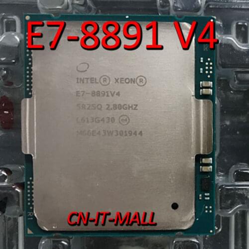 Intel Xeon E7-8891 V4 CPU 2.8GHz 60M 10 Core 20 Threads LGA2011 Processor