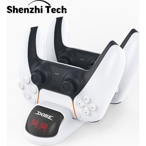 PS5 Controller Charger Dual Charing Station with LED Indicator Type-C Charging Station for Playstation 5
